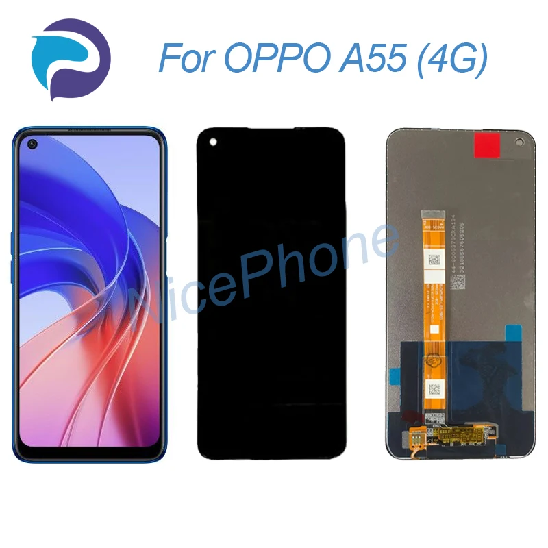 

for OPPO A55 LCD Display Touch Screen Digitizer Assembly Replacement 6.51" CPH2325 A55 4G Screen Display LCD