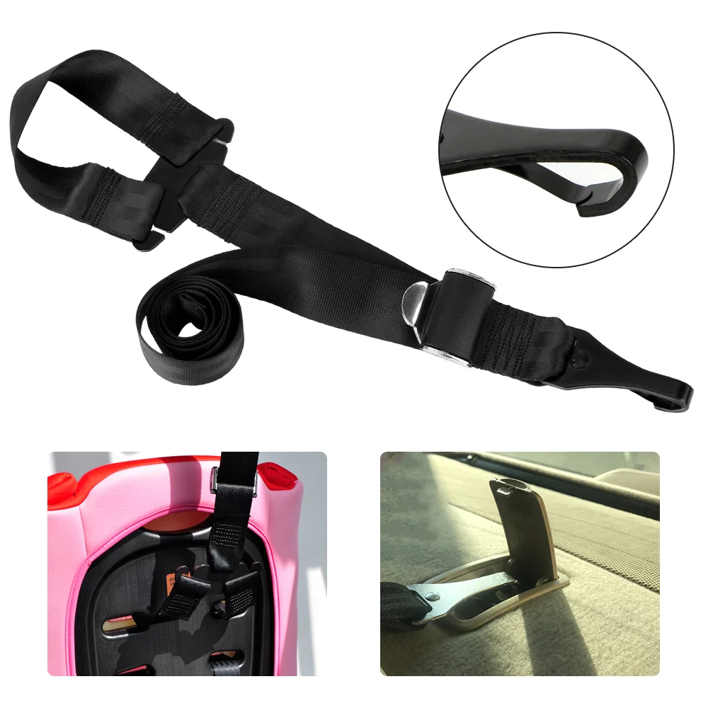 Car Safety Seat Belts Child Baby Seat Latch Belt Connector Connection Interface Belts For ISOFIX Guide Grooves Accessories