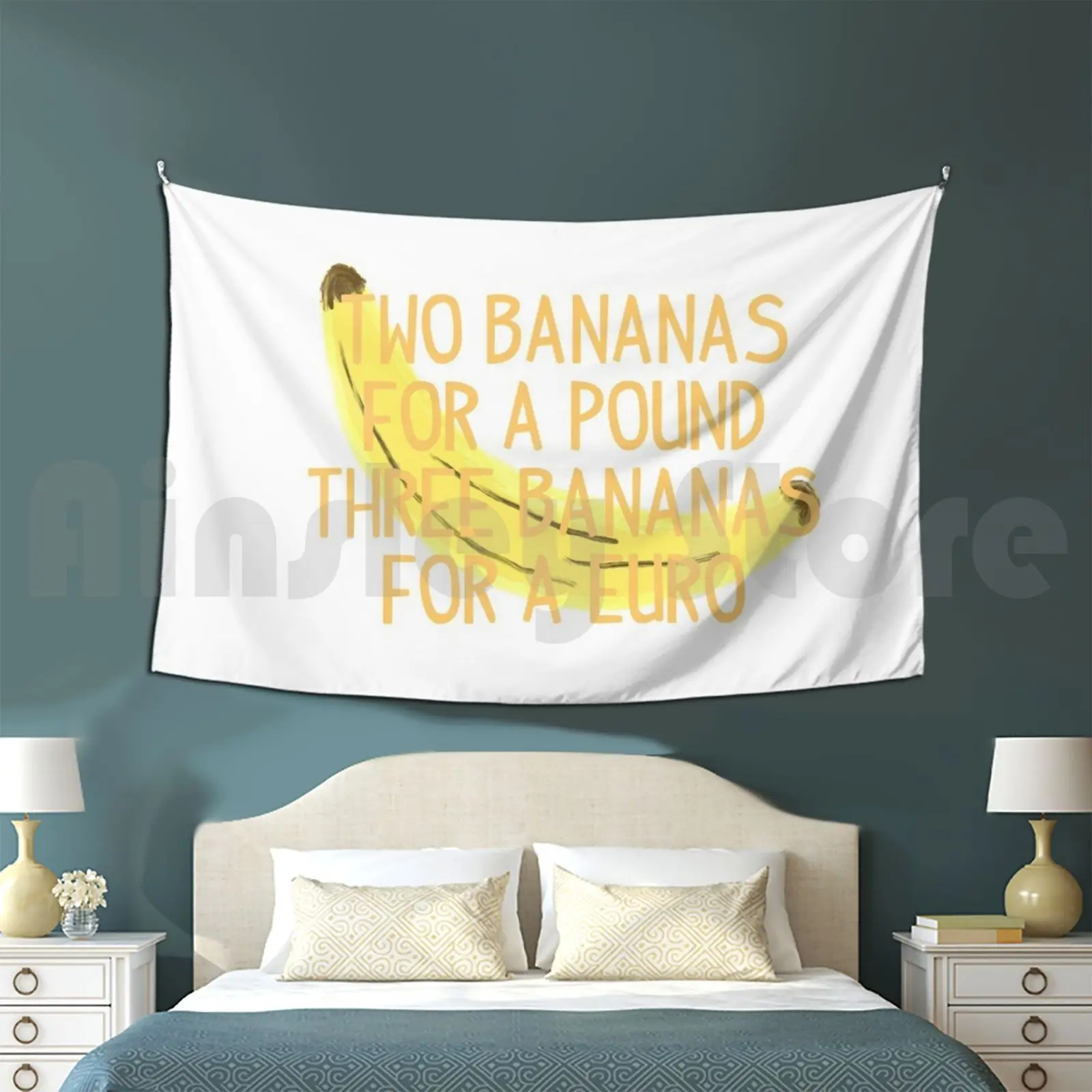 Two Bananas For A Pound Tapestry Living Room Bedroom One Direction One Direction Bananas Liam Payne