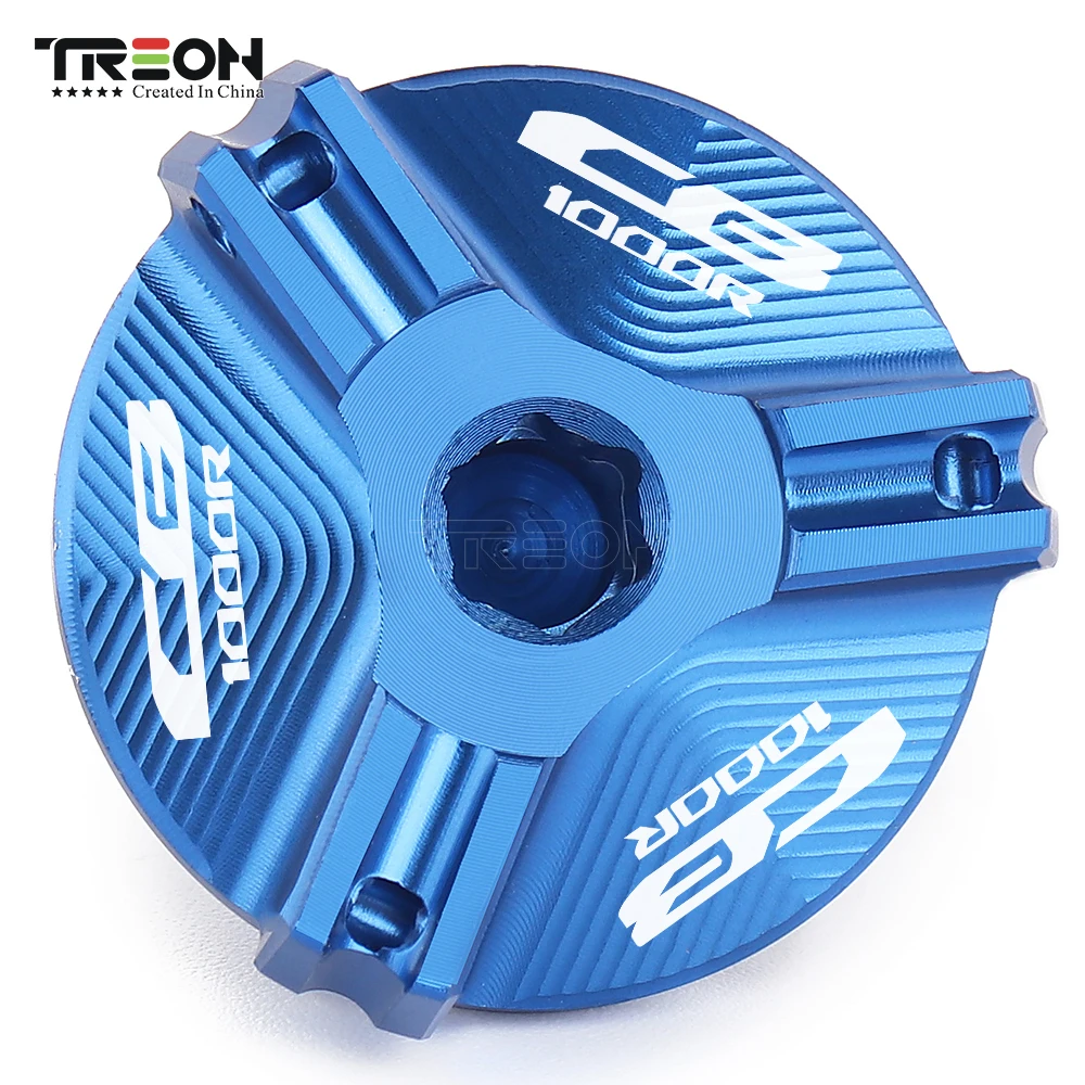 For Honda CB1000R CB 1000R 2008-2014 2015 2013 2018 2017 2016 2015 Motorcycle Aluminum Engine Oil Filter Cup Plug Cover screws