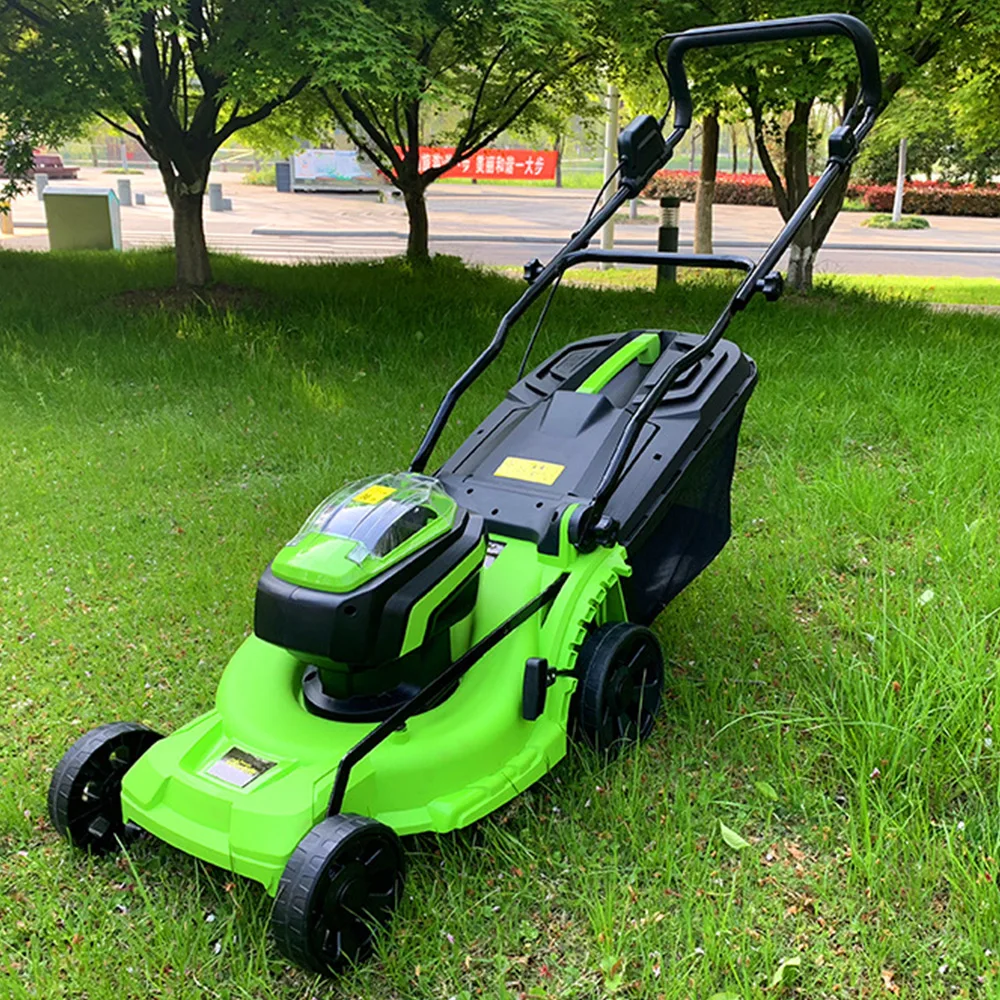 36V 1600W 3500r/min Electric Mowing Machine Cordless Lawn Mower Brushless Battery Lawn Mower Grass Cutter Weeding Machine