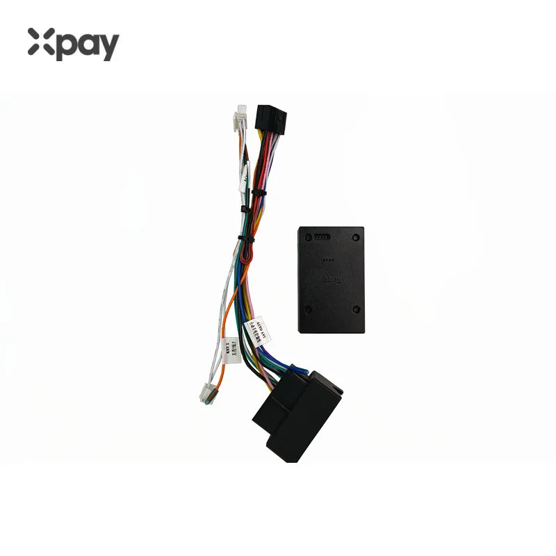 2DIN phát thanh xe hơi Adapter dành cho thiết bị Android 16 pin Đầu nối cáp Xi Nhan CANBUS hộp dành cho Xe Ford Mondeo