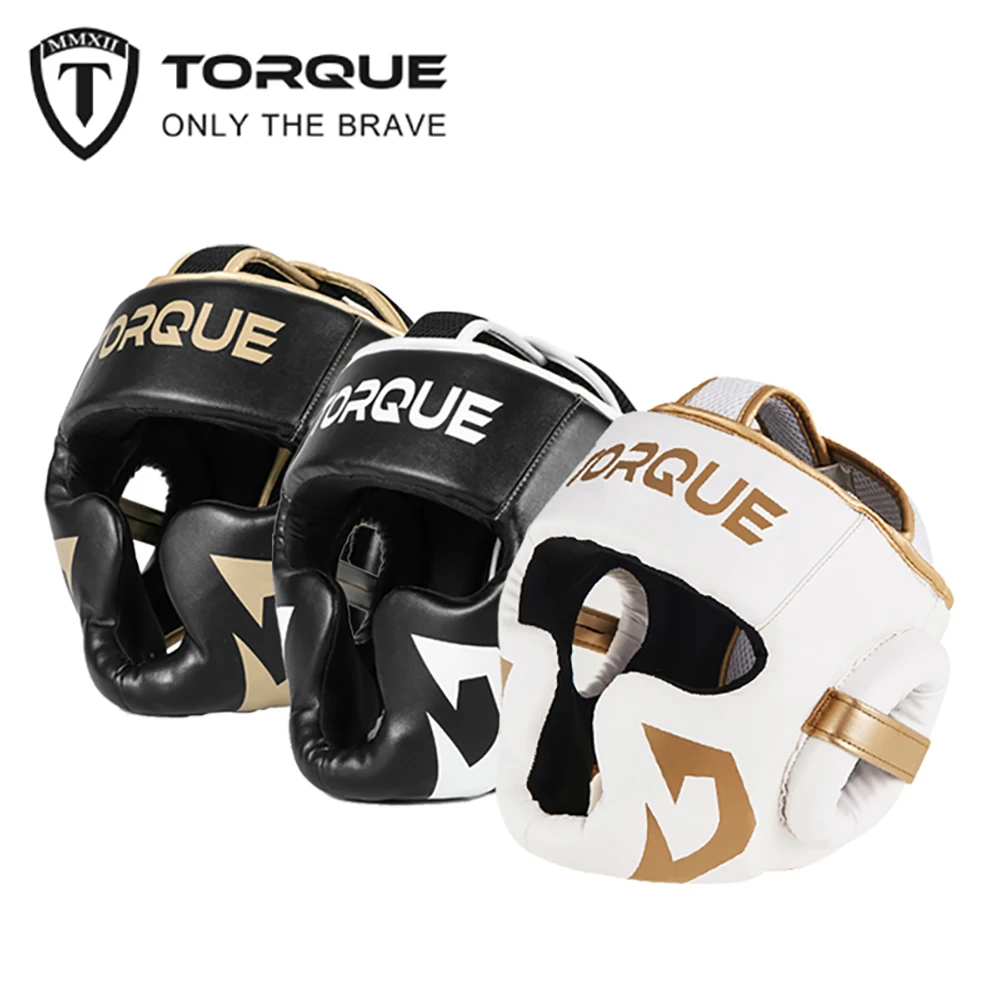 TORQUE Boxing Helmet for Men Women Adults Equipment PU Karate Muay Thai Guantes De MMA Sanda Training Kickboxing Head Protective