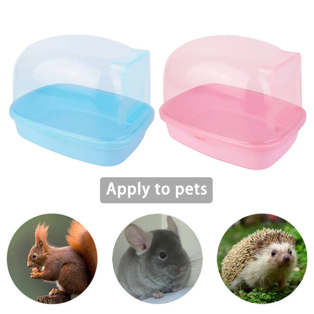 Chinchilla Bathroom Shower Room Squirrel Hedgehog with Door Large Bath Room Transparent Sauna Room Supplies