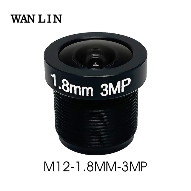 1.8mm 3MP CCTV Obiektyw Fisheye IR M12 Obiektyw kamery CCTV 3Megapiksel HD do kamery IP HD 180D Szeroki kąt widzenia F2.0 2.8mm 3.6mm
