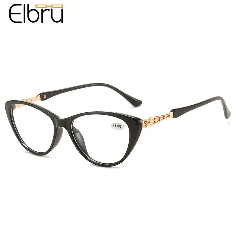 

Очки Elbru Cateye для мужчин и женщин, модные аксессуары для чтения, при пресбиопии, с диоптриями + 1 + 1,5 + 2 + 2,5 + 3 + 3,5 + 4