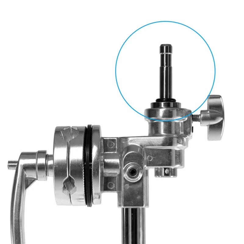 Light Stand Adapter for Studio Light Flash Mount Holder Stand V-Type Stand Adapte Screw Adapter Silver