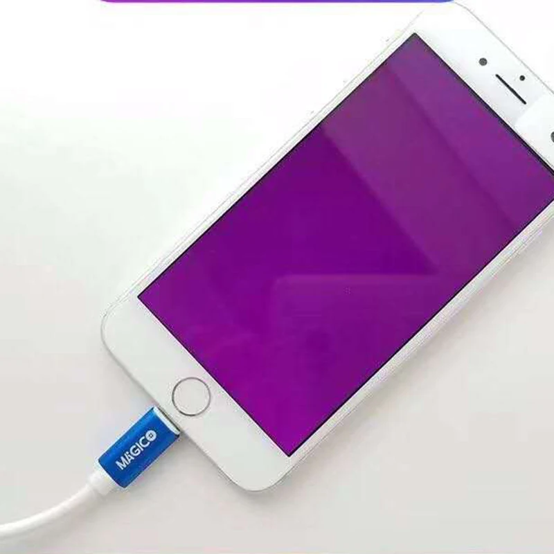 كابل MAGICO 2nd جيل DCSD أليكس كابل اختبار هندسي كابل شاشة أرجواني لهاتف iPhone لإعادة كتابة بيانات Nand إلى SysCfg