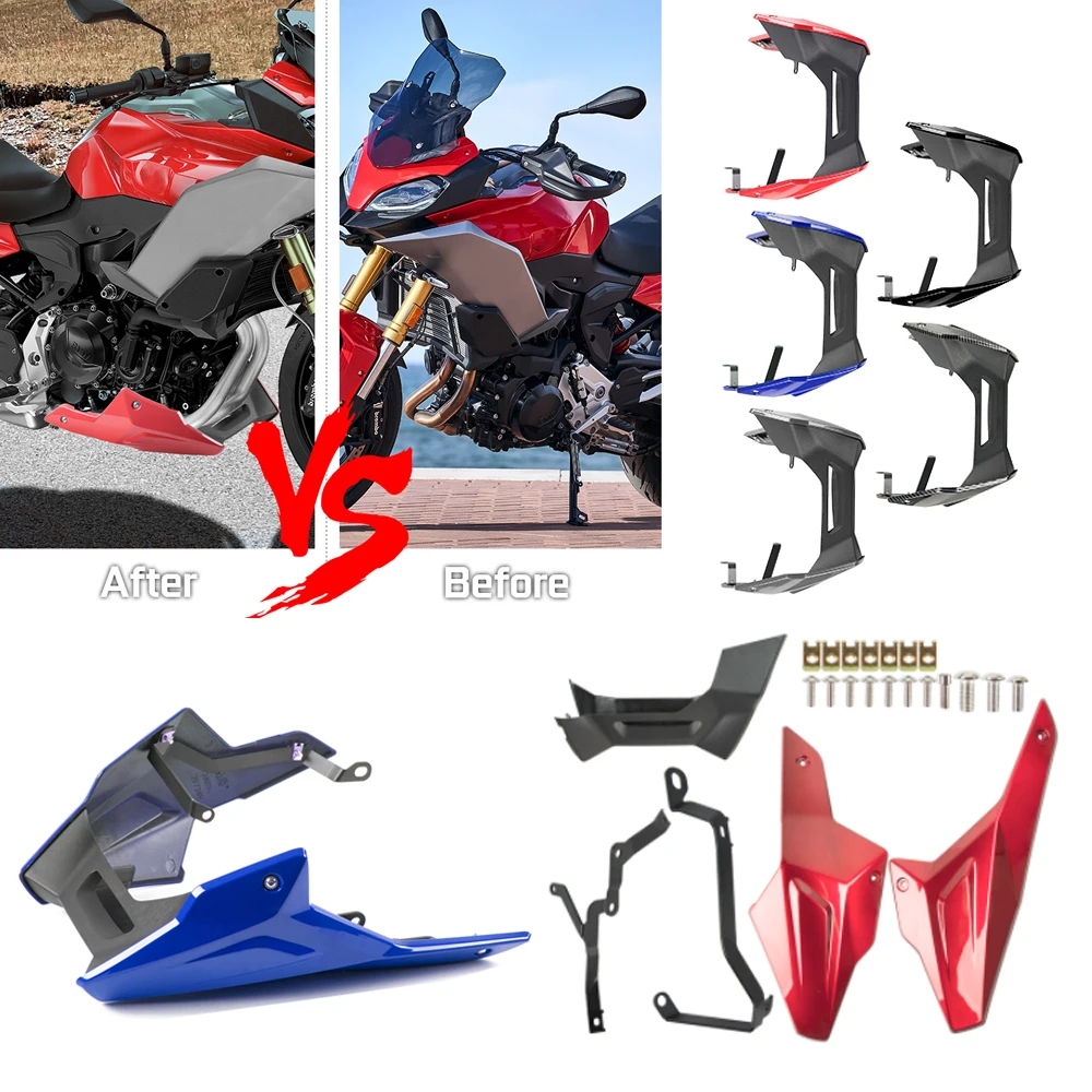 

For BMW F 900R 900XR 2020 2021 Bellypan Lower Engine Chassis Spoiler Side Fairing F900R F900X Belly pan Motorcycle Accessories