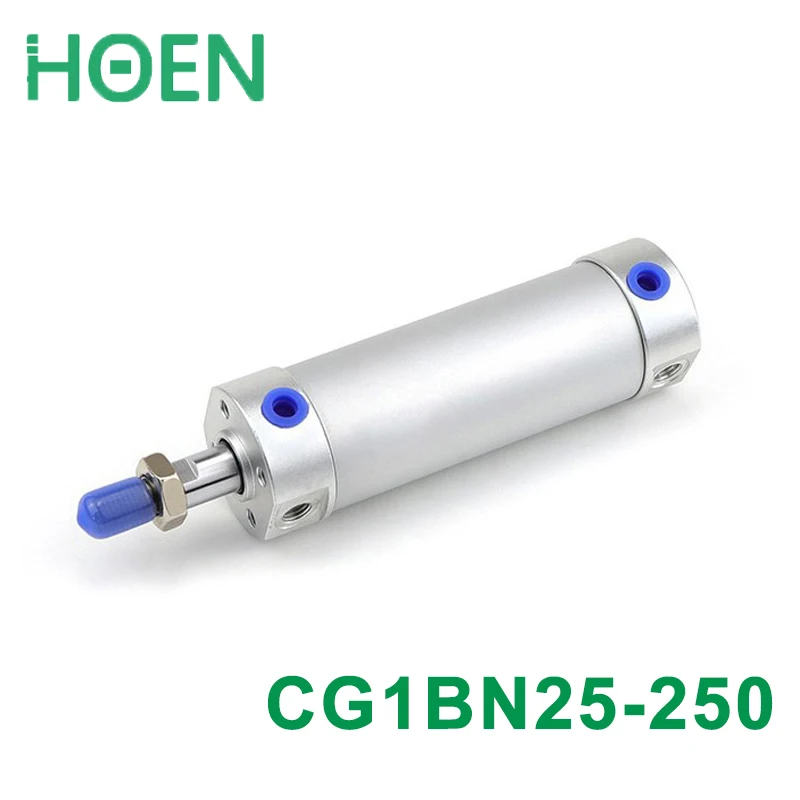 

CG1BN series 25mm Bore 250mm Stroke CG1BN25-250 standard double acting single rod Pneumatic Air Cylinders