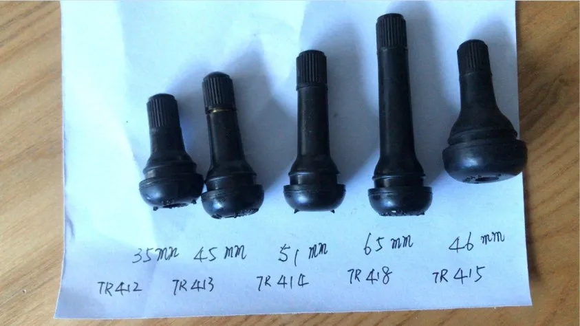 스냅인 자동차 튜브리스 타이어 밸브 스템 고무 구리 진공 타이어 공기 밸브, 자동차 오토바이 모토용, TR412 413 414 415 418, 10 개