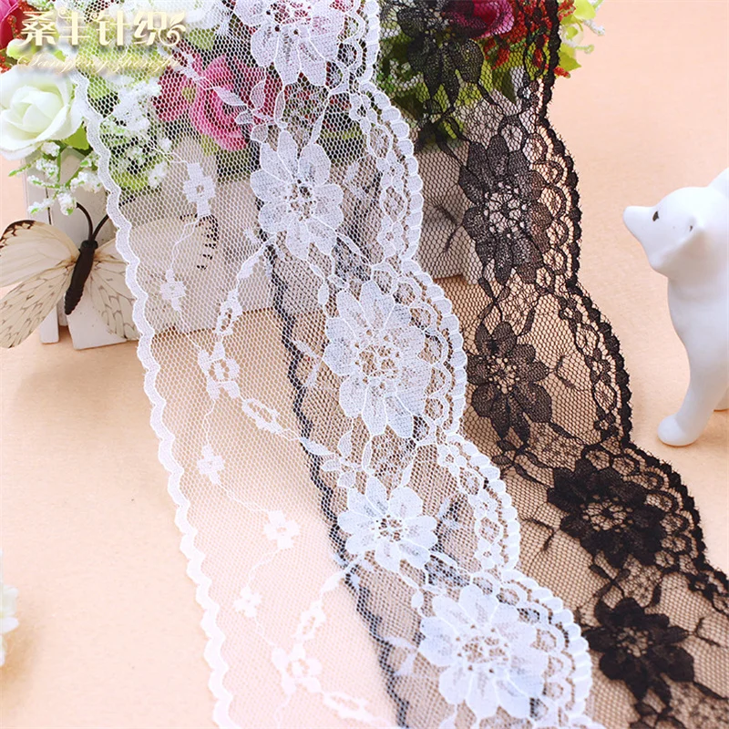 

200yards Factory long-term off-the-shelf bed sheet quilt accessories lace 9 cm non-elastic lace