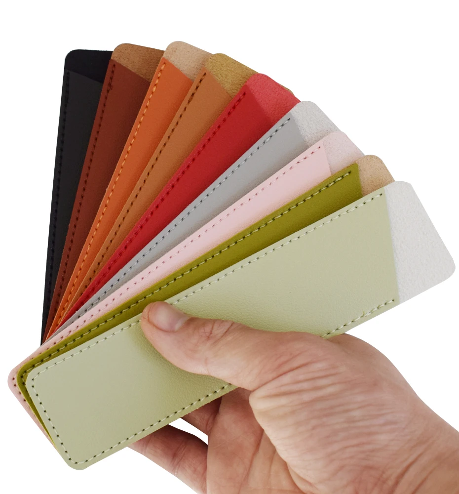 PU Leder Stift Schutz Abdeckung Halter Weiche Bleistift Fall Schreiben Materialien Pencilcase Schreibwaren Büro Schule Liefert Geschenk – Detail 2
