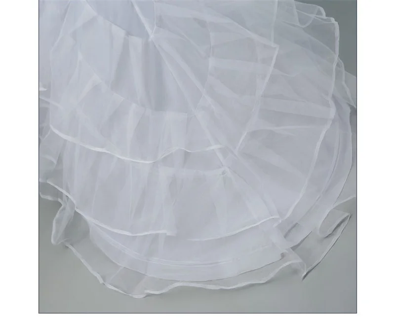 Đám Cưới Cô Dâu Petticoat Kèm Tàu Tây Nam Không Cosplay Crinoline Trượt Lớn Eo Với Áo Xích Móc