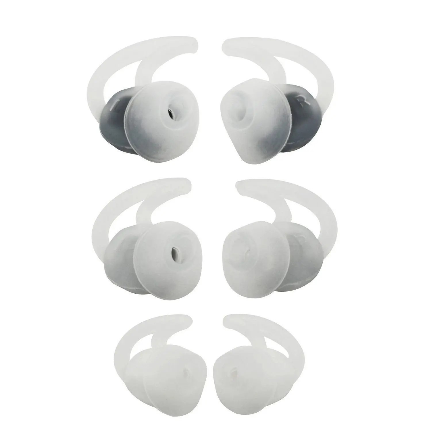 Auriculares de silicona de repuesto para BOSE Sound Sport, inalámbricos, aislamiento de ruido, antideslizante, 3 pares, S/M/L