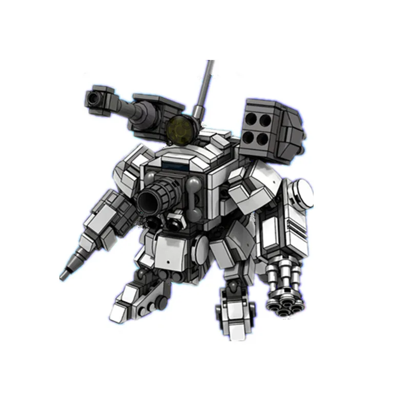 

MOC Mecha Model DIY STEM Small Particle Building Blocks Educational Toy Set