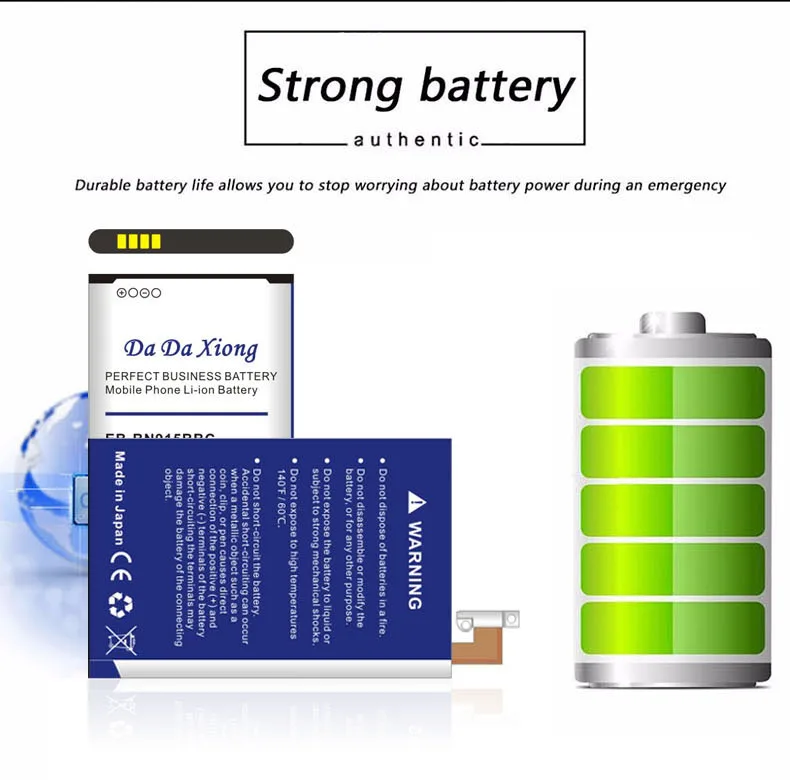 5400mAh BN44 BN45 Battery For Xiaomi Redmi Hongmi Note 5 Plus Note5  5Plus