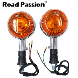 Road Passion Motorcycle Motorbike Turn Signal Light Indicator Lamp For Yamaha XV400 Virago All models XV 400