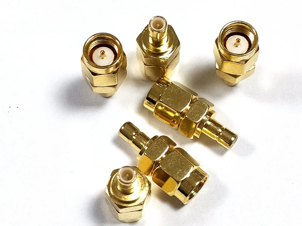 

50pcs SMA male plug to SMB male straight RF connector New