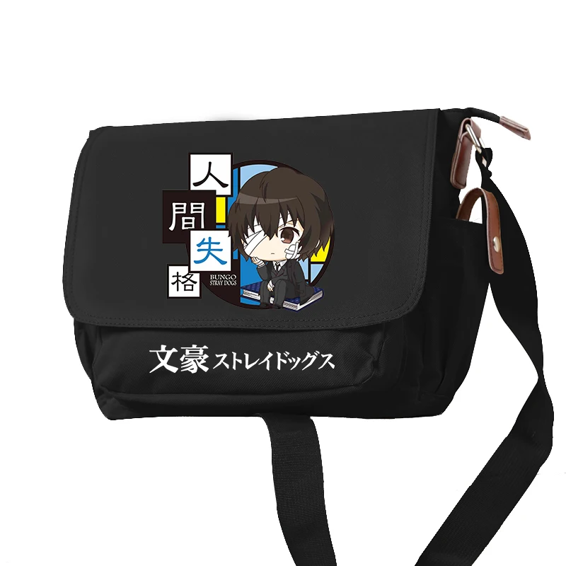 Bungo Stray Dogs Oxford School Bags Anime Travel Shoulder Bags Cartoon Students Bookbag Women Crossbody Bags Kawaii Handbags