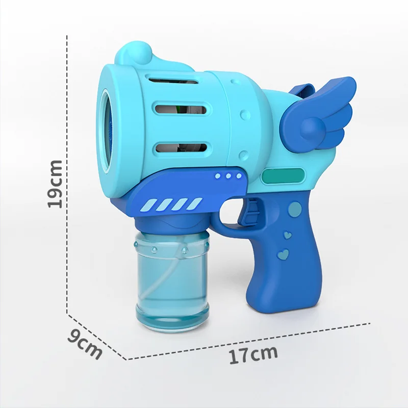 Automatic Bubble Blower Toy Electric Bubble Machine Flashing Light Music Soap water Bubbles Maker Gun for Child Kid Outdoor Toys