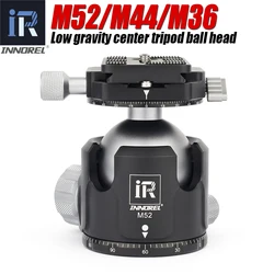 INNOREL M52/M44/M36 ball head panoramic video stand head new low center of gravity aluminum tripod ballhead maximum load 30KG