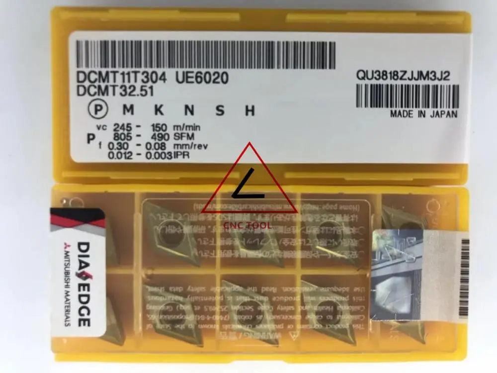 DCMT11T304 UE6020  10pcs original  turning insert  DIAEDGE