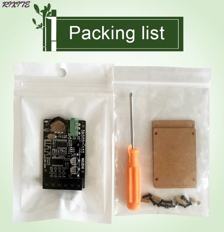 ZK-152H TPA3110D2 Bluetooth 5.0เครื่องขยายเสียง15W + 15W 2.0สเตอริโอเสียง AUX แจ็คกรณีสำหรับลำโพง