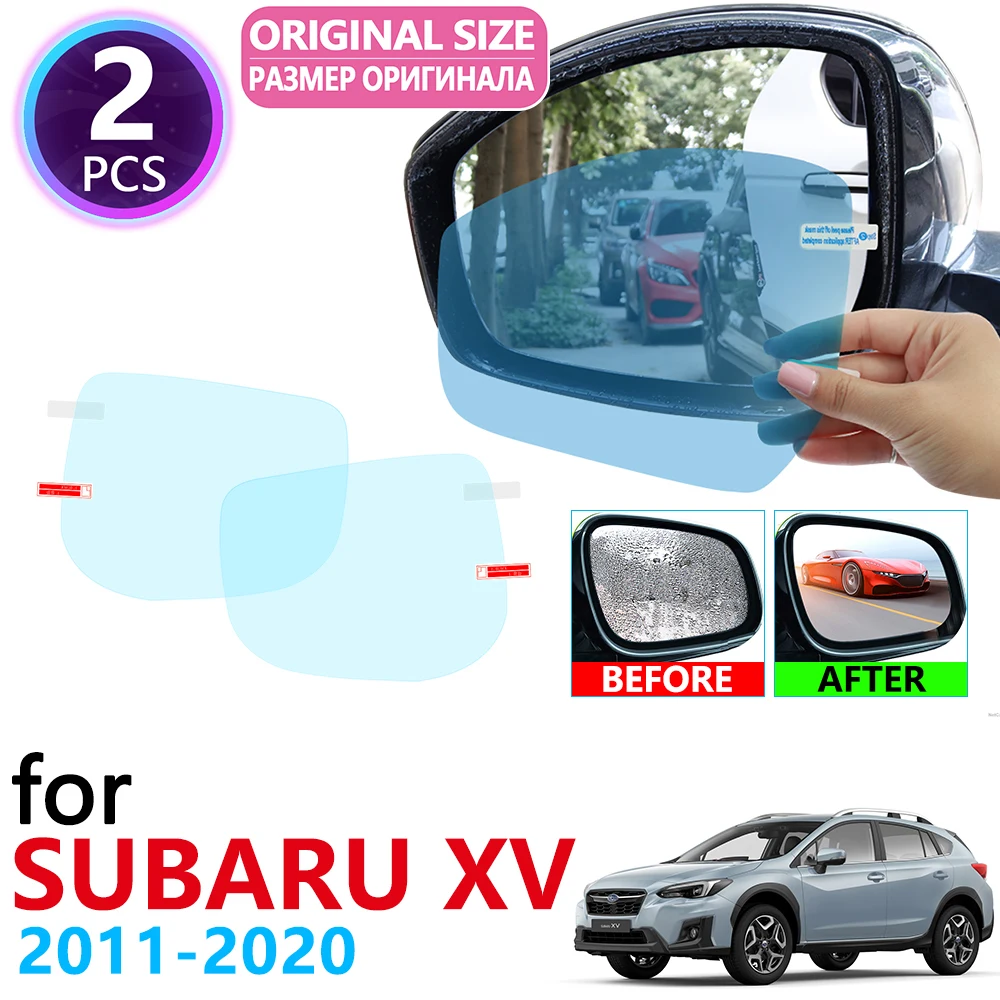 

for Subaru XV Crosstrek WRX STI 2011~2020 Full Cover Rearview Mirror Rainproof Anti Fog Film Accessories 2012 2014 2016 2018