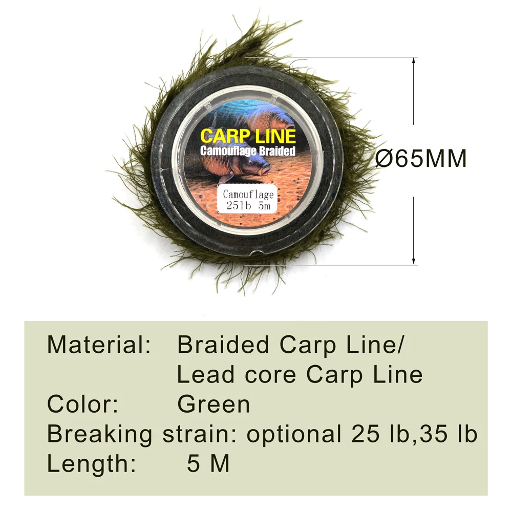 MNFT Líder Leadcore Camuflaje Efecto Hierba para Carpa - imagen 5