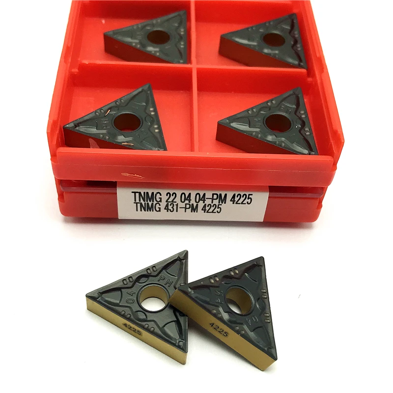 Imagem -02 - Inserções de Carboneto de 4225 Pode Ser Indexado Ferramentas de Torneamento Interno Torno Cnc Tnmg 220404 Cortador de Torneamento 220408 Tnmg220404 Tnmg220408 pm