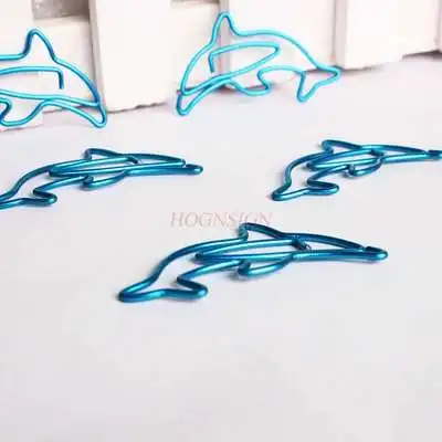 10pcs Dolphin Paper Clip Paper Clip Paper Clip Shaped Paper Clip Cartoon Hand Account Clip