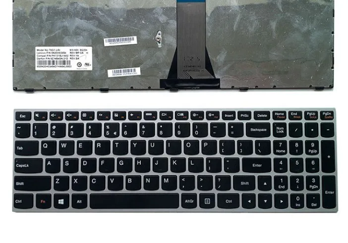 Suitable for E51-35 80 30 B71 B70-80 Z50-70 75 80 Z51-70 Z70-80 silver frame keyboard