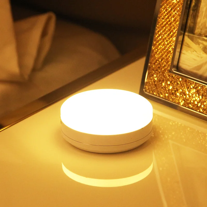 New USB Charging Body Induction Night Bedroom Bedside Lamp Bedroom Eye Protection Led Small Night Light Dormitory Artifact.