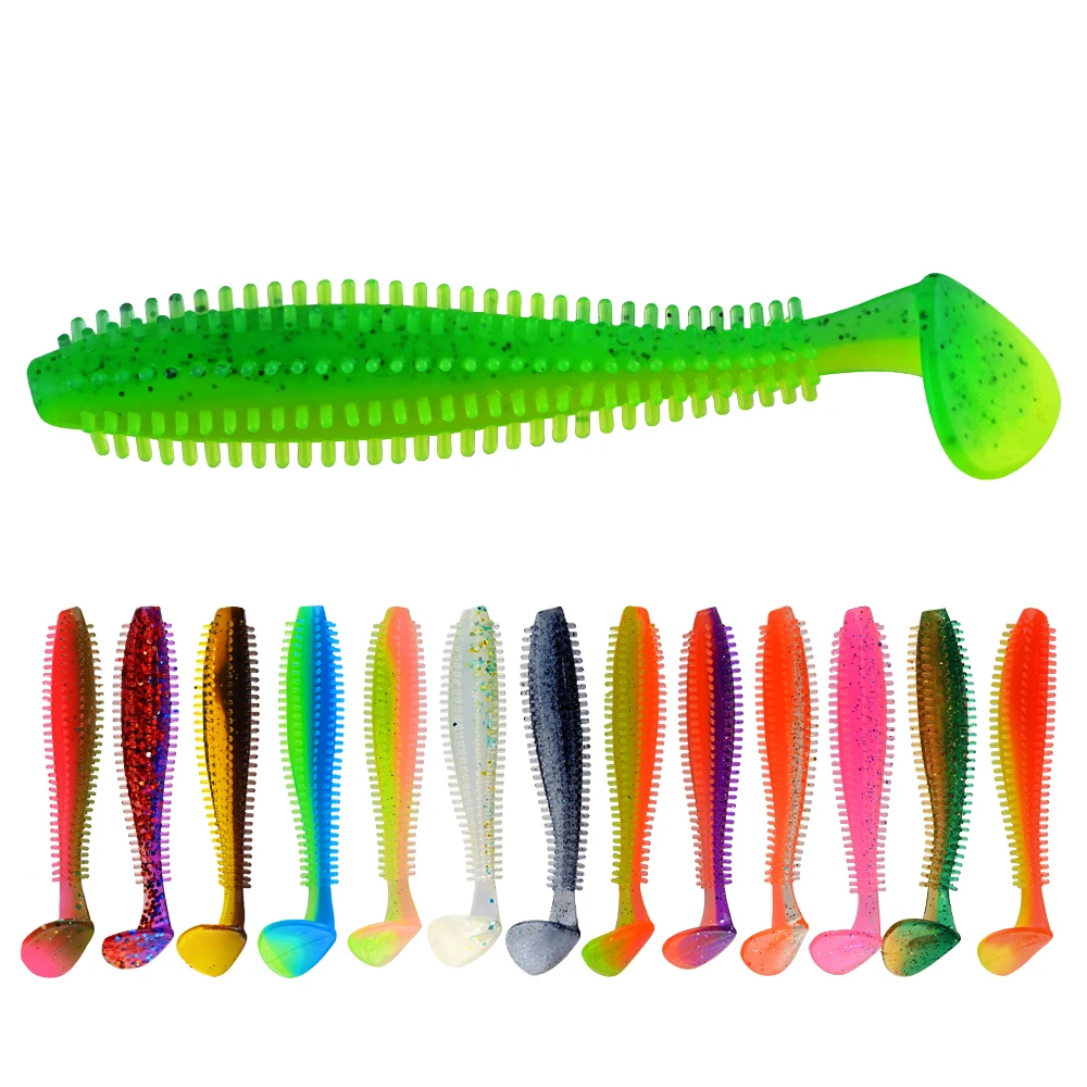 Fish king iscas artificiais do spikey, iscas de pesca, artificiais do spikey, 90mm, 120mm, iscas macias de silicone para pesca, equipamento macio