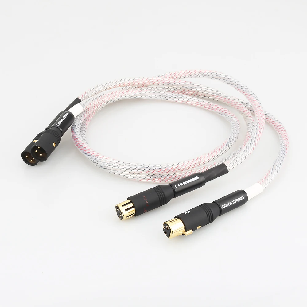 Pair High Quality Valhalla series Audio Interconnect Cable Hifi Balance Audio Cable