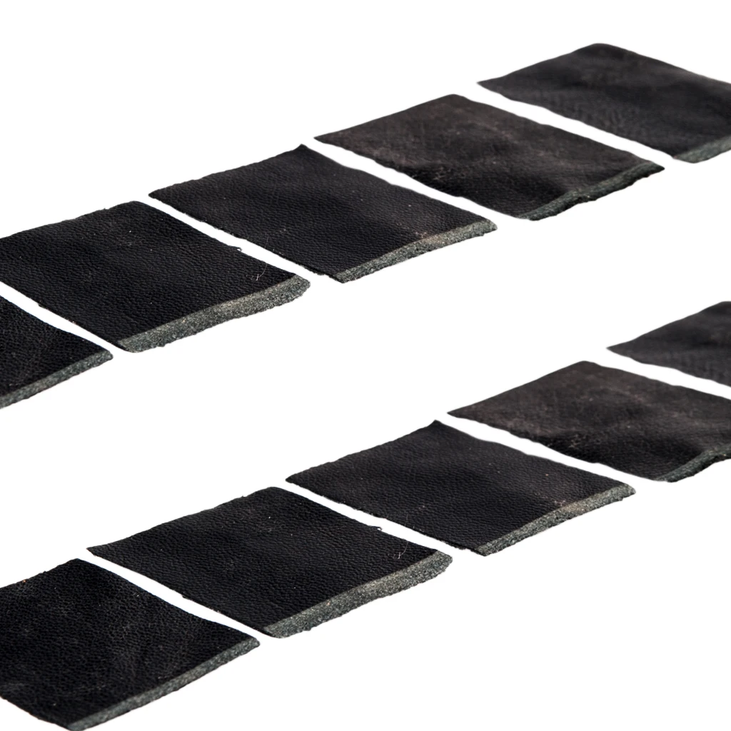 10PCS 3.5x2.5cm Violin Bow Leather Skin Replacement For Making Part &Accessories New