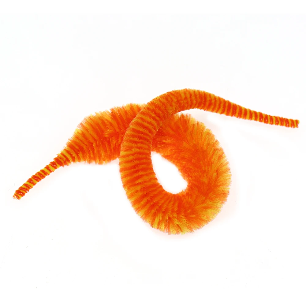 20 Stück 22cm Mangum Drachenschwanz Fliegenbindematerial für Hecht, Muskie, Salzwasser-Angeln, Köderfisch-Streamer, Fliegen-Schlangenschwanz, Chenille – Detail 8