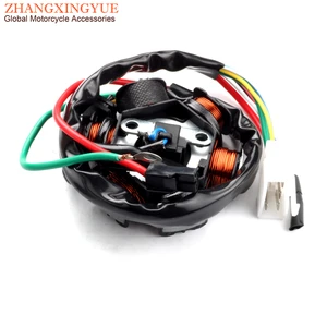 Scooter 6-Magneto-Statorspule für Honda DIO AF17 AF18 AF27 BALI50 DIO50 SFX50 50cc 2-Vaskular-Mitarbeiter Haupthonda Magneto - №2