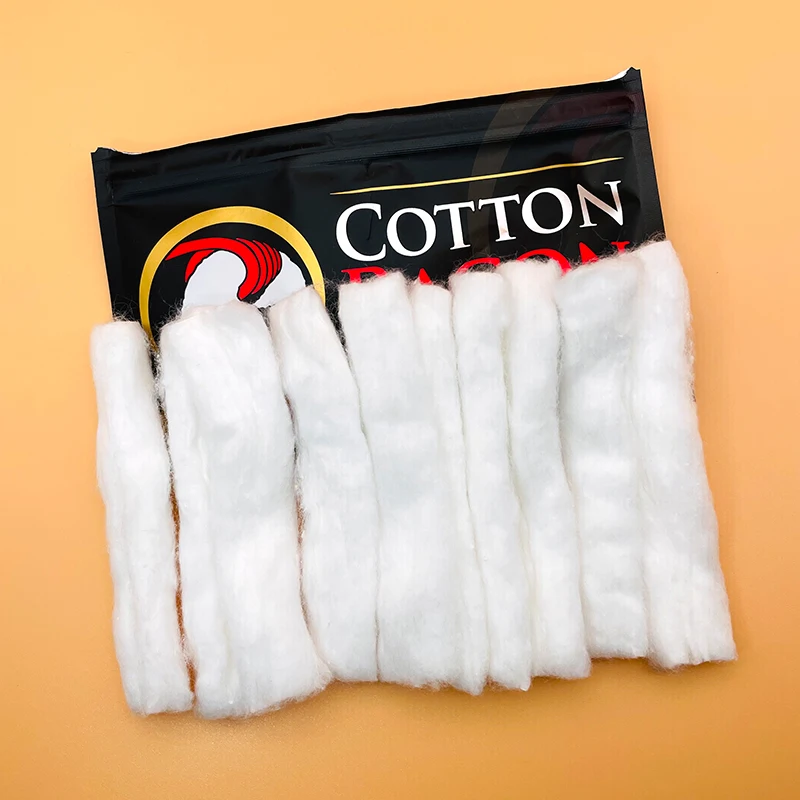 DSX хлопок бекон Vape хлопок органический хлопок для электронных сигарет восстанавливаемый RDA RBA DIY распылитель нагревательный провод