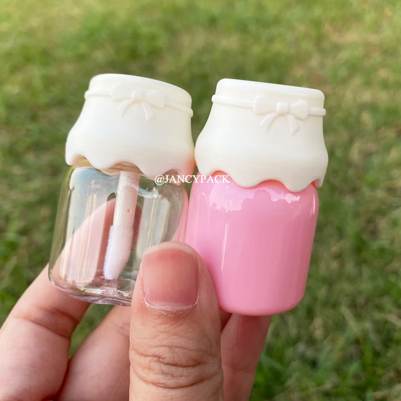 

8ml Lip Gloss Bottles Lip Glaze Tube Empty Mini Milk Bottle Lipgloss Clear Lip Balm Tubes Lipgloss Packing Bottles DIY Tube cute