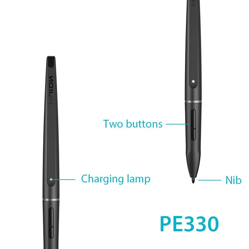 8192 Levels Pressure PE330 Rechargeable Pen For Huion GT-191 221 PRO156HD V2 220