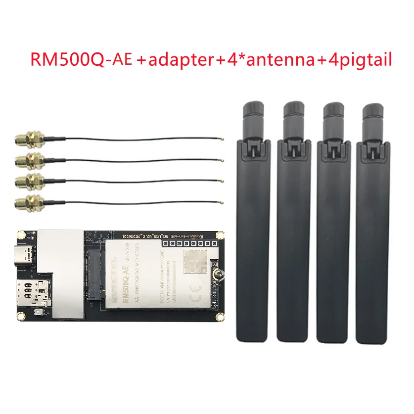 MEW! Quectel RM500Q-AE 5G M.2 module 5g adapter 5G antenna pigatail compatible with EM06 EM12 EM160R-GL