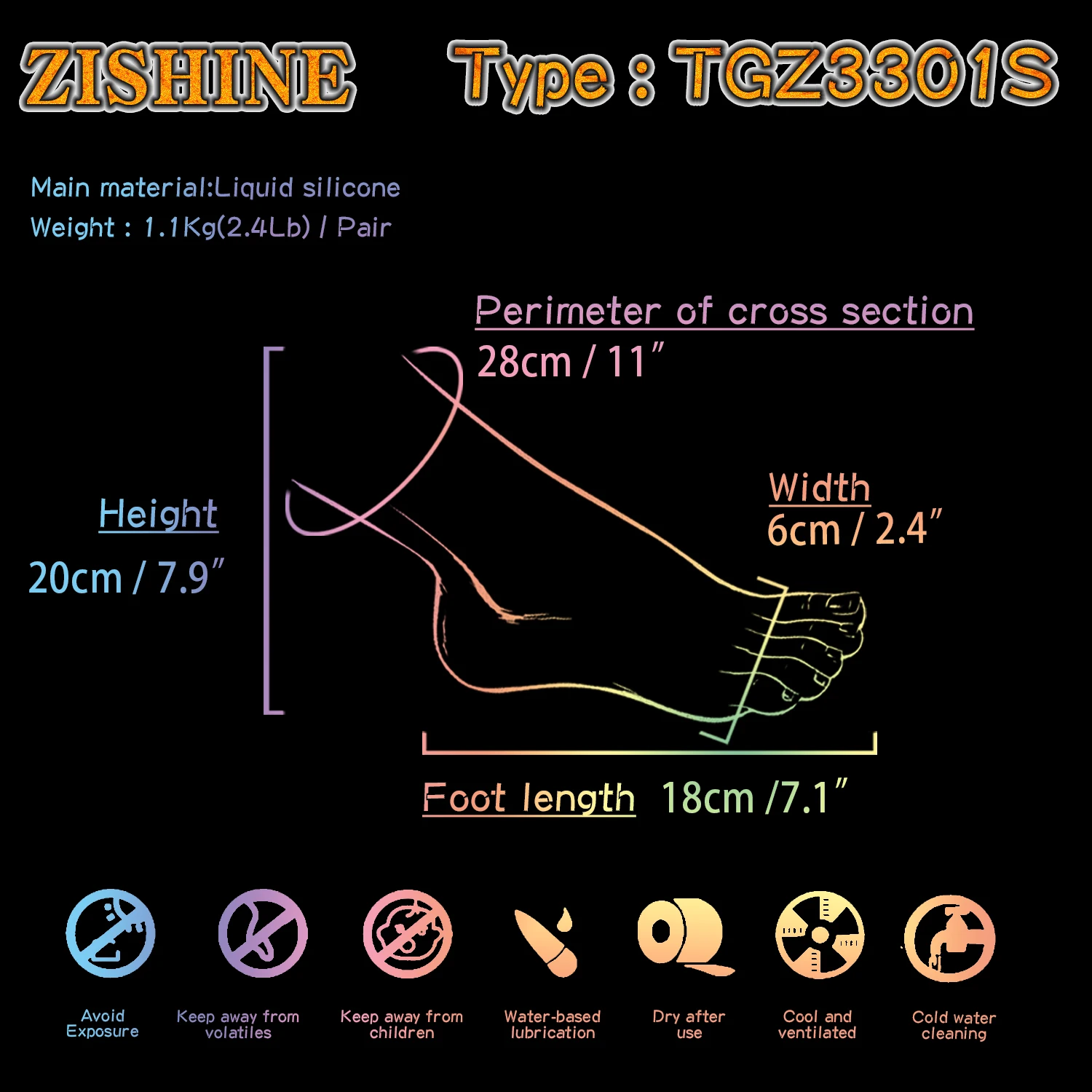 Silicone Foot Model Fake Nails Feet Fetish Simulation Beautiful Stockings Realistic Small Size Feet Shoes Display TGZ3301S