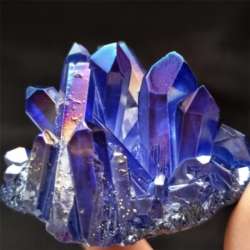 90g Aura quartz crystal titanium bismuth silicon cluster