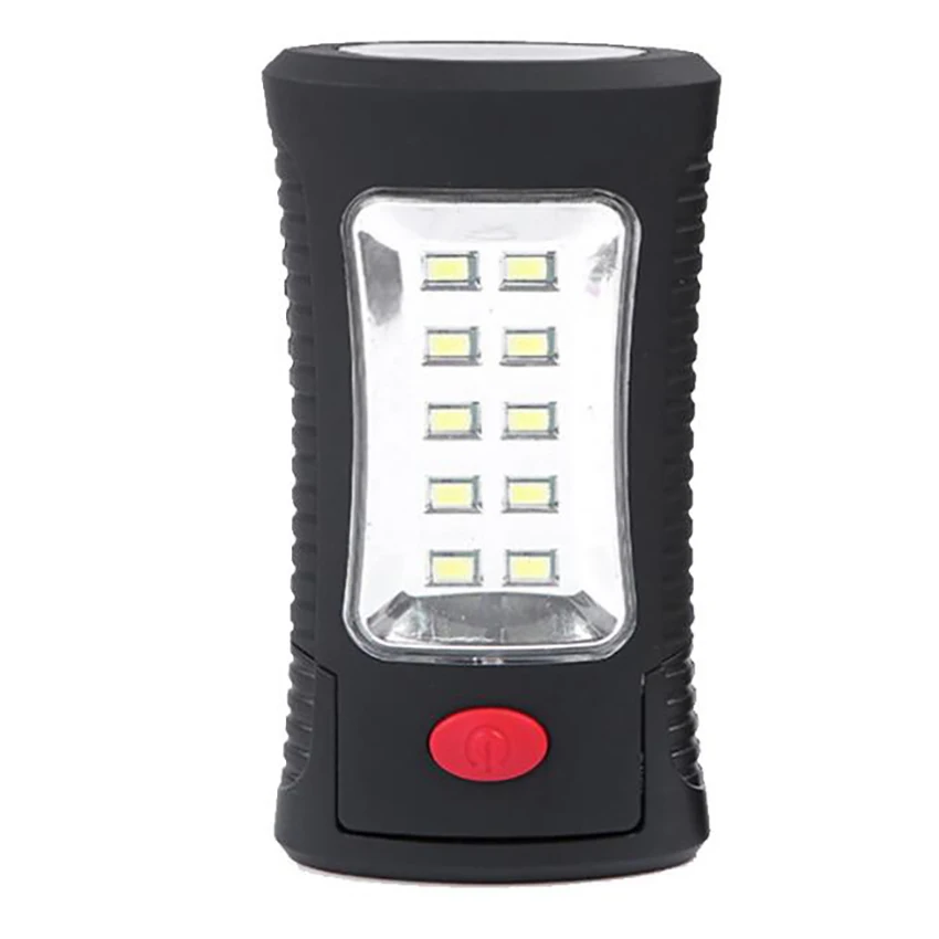 1Pc COB/LED lampade da lavoro a luce magnetica con gancio, luci da trekking da campeggio all'aperto portatili illuminazione della lampada di emergenza della torcia elettrica