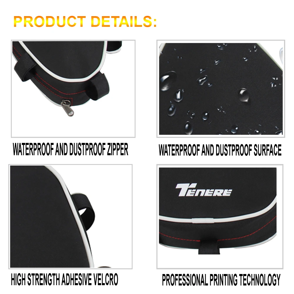 Motorcycle New For Yamaha Tenere 660 XTZ660 Bumper Frame Bags Repair Tool Placement Waterproof Bag Package Toolbox XTZ 660