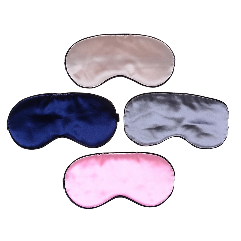 1Pc Pure Silk Sleep Natural Sleeping Eye Mask Eye Shade Cover Shade Eye Patch Women Men Soft Portable Blindfold Travel Eye Patch