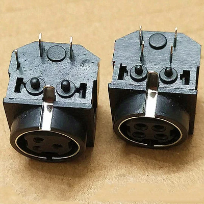 5 قطعة DIN 3P 4P مقبس أصلي S محطة MPC محطة الطاقة PS2 مقبس بلاستيكي كامل 3/4 موصل أساسي