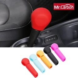 Car Gear lever Parking Device Silicone Decorative Cover For Mercedes Smart 453 Fortwo Forfour Car Styling Interior Accessories